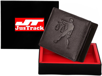 

JusTrack Men Casual Brown Genuine Leather Wallet(1 Card Slot)