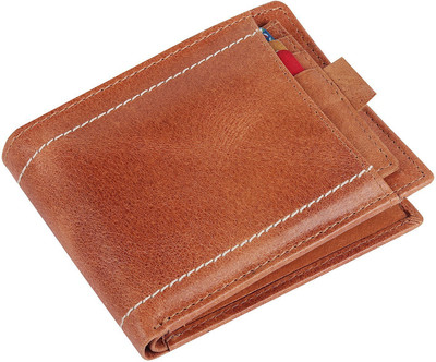 

Erina Men Casual Tan Genuine Leather Wallet(6 Card Slots)