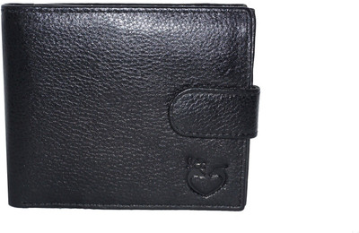 

APF COLLECTION Men Casual Black Genuine Leather Wallet(4 Card Slots)