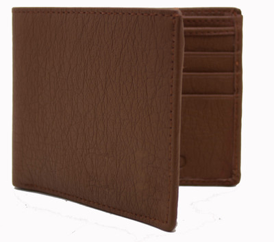 

MS Men Casual Brown Artificial Leather Wallet(10 Card Slots)