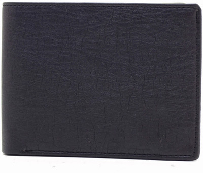 

MS Men Formal Black Artificial Leather Wallet(10 Card Slots)