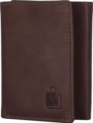 

Le Craf Men Casual Brown Genuine Leather Wallet(3 Card Slots)