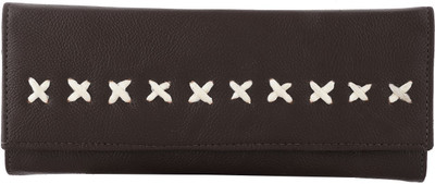 

Aisna Women Casual Brown Artificial Leather Wallet(6 Card Slots)