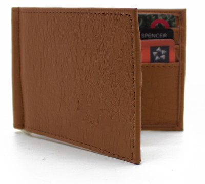 

MS Men Casual Brown Artificial Leather Money Clip(6 Card Slots)