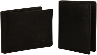 

Moochief Men Casual Black Genuine Leather Wallet(6 Card Slots)