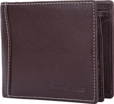 

Hammonds Flycatcher Men Formal Brown Genuine Leather Wallet(6 Card Slots)