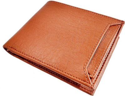 

loopa Men Formal Tan Artificial Leather Wallet(3 Card Slots)