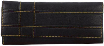 

Leatherman Women Casual Black Genuine Leather Wallet(12 Card Slots)