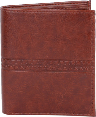 

RUSHQ Men Brown Artificial Leather Wallet(3 Card Slots)