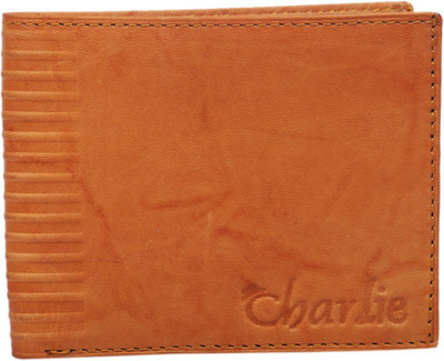

Chardlie Men Casual Tan Genuine Leather Wallet(6 Card Slots)