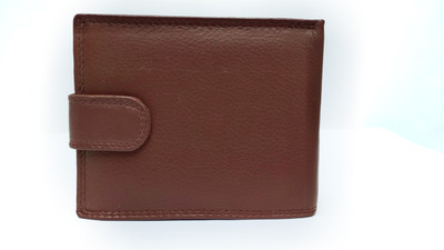 

HKS Men Casual Brown Genuine Leather Wallet(9 Card Slots), G nappa brown