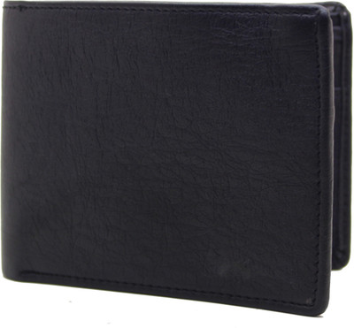 

MS Men Casual Black Artificial Leather Wallet(4 Card Slots)