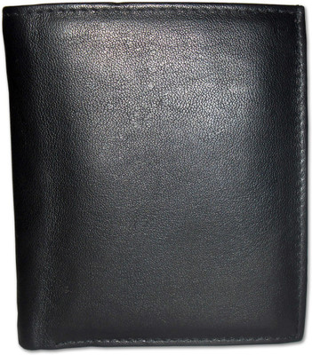 

vardhoman Men Formal Black Genuine Leather Wallet(9 Card Slots)