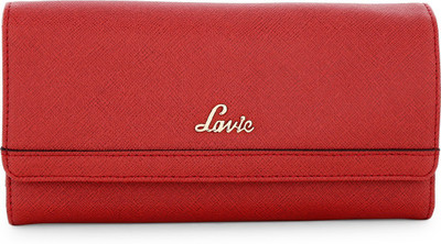 

Lavie Women Casual Red Artificial Leather Wallet(11 Card Slots), Maroon