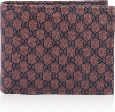 

inne Men Casual Brown Genuine Leather Wallet(6 Card Slots)