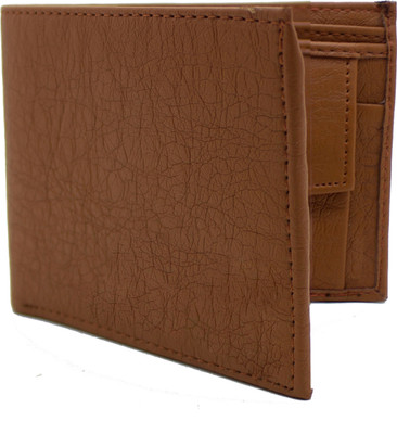 

MS Men Casual Tan Artificial Leather Wallet(4 Card Slots), Brown