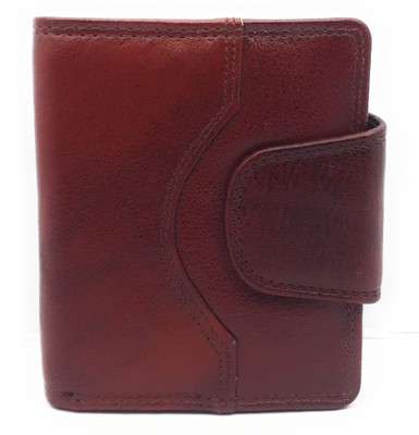 

SFN Men Casual Maroon Genuine Leather Wallet(9 Card Slots), Brown