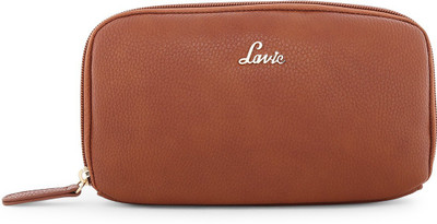 

Lavie Women Casual Brown Artificial Leather Wallet(13 Card Slots), Tan