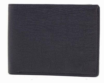 

MS Men Formal Black Artificial Leather Wallet(10 Card Slots)