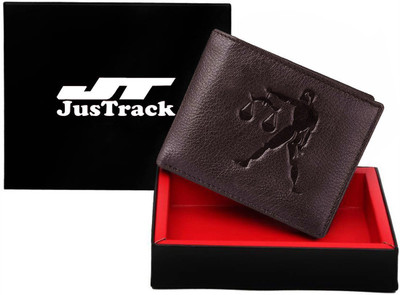 

JusTrack Men Casual Brown Genuine Leather Wallet(2 Card Slots)