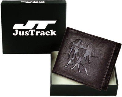 

Justrack Men Casual Brown Genuine Leather Wallet(1 Card Slot)