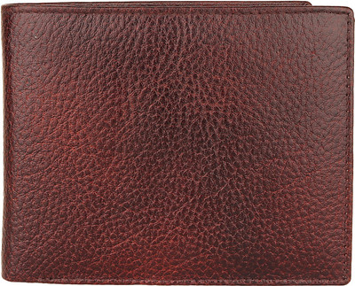 

ALW Men Casual Brown Genuine Leather Wallet(10 Card Slots)