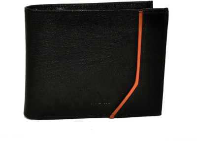 

Quetzal Men Casual Black Genuine Leather Wallet(11 Card Slots)