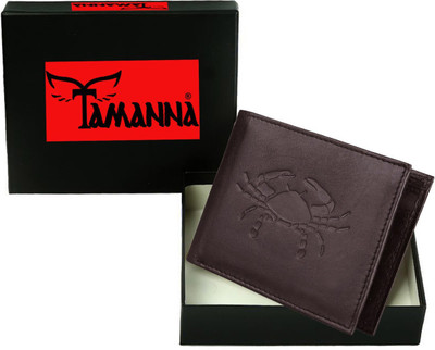 

Tamanna Men Casual Brown Genuine Leather Wallet(1 Card Slot)
