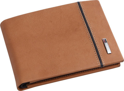 

MUNROS Men Casual Tan Genuine Leather Wallet(6 Card Slots)