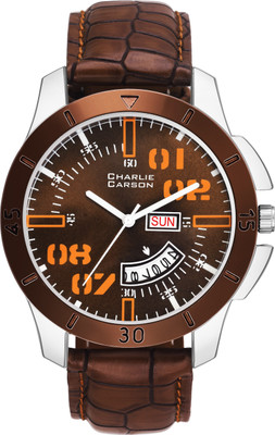 

Charlie Carson CC116M Charlie Carson Brown Leather Men Analog CC116M Watch - For Men