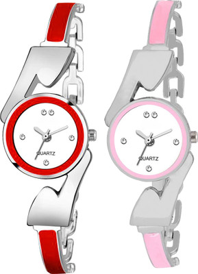 

TWiT Combo Pack 2 Best Party-Wedding Stylish Designer Multicolor Bracelet Analog Watch For Girls & Women Watch - For Women