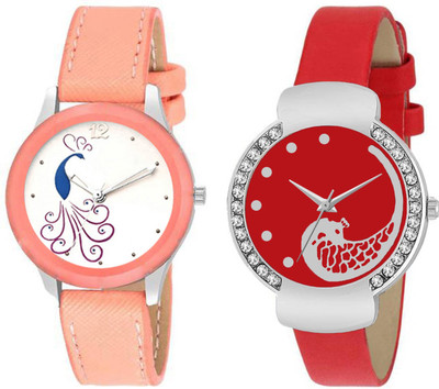 Spike New attractive Fashion Lifestyle Queen Analog Watch Sett Of Two For Girls and Women 032 Watch - For Girls