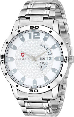 83 OFF on Swiss Bells 1012TA Exceptional white dial stainless steel strap analog wrist Watch For Men on Flipkart PaisaWapas