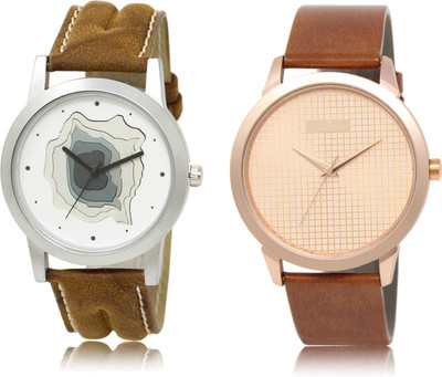 

The Shopoholic Stylist Designer Combo Pack 2 White And Rose Gold Dial Analog Watch For Boys Watch - For Men