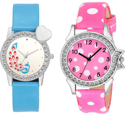 

Spike New attractive Fashion Lifestyle Queen Analog Watch Sett Of Two For Girls and Women 012 Watch - For Girls