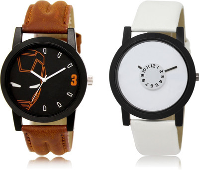 

SHIPKART NEW FANCY FASHIONABLE COMBO OF 2 WATCH LR 04-26 COMBO Watch - For Men