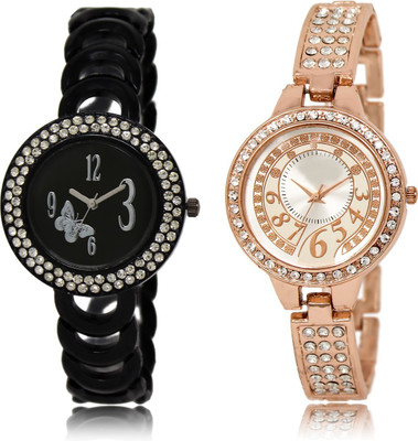 

The Shopoholic New Stylist Latest Black And Silver Dial Analog Watch For Girls Watches For Woman Watch - For Women