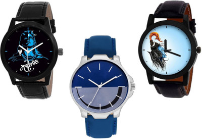 

TRUE KART ALK8113-Mens Exclusive (Casual+PartyWear+Formal) Designer Comb Watch - For Men