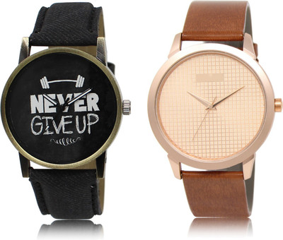 

The Shopoholic Stylist Designer Combo Pack 2 Black And Rose Gold Dial Analog Watch For Boys Watch - For Men