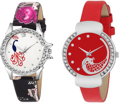 

Spike New attractive Fashion Lifestyle Queen Analog Watch Sett Of Two For Girls and Women 124 Watch - For Women