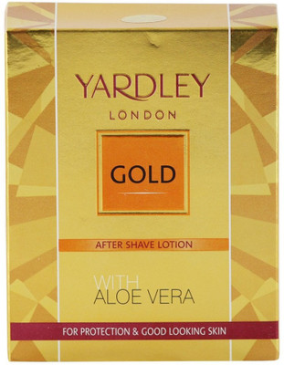 Yardley London Gold After Shave Lotion with Aloe Vera, 100ml(100 ml)