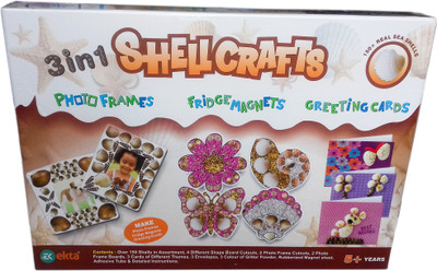 

kidoz kingdom 3 IN 1 SHELL CRAFTS KIT