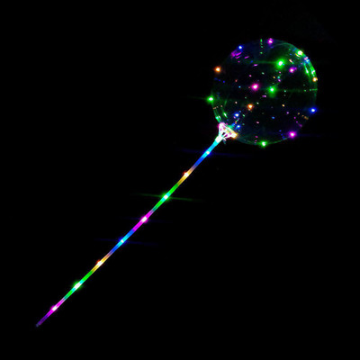 

Bash N Splash Solid 4D LED Transparent Round Balloon Set Multicolor Light Set Of 1 Balloon(Multicolor, Pack of 1)