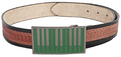 

SRI Men Brown Genuine Leather Belt