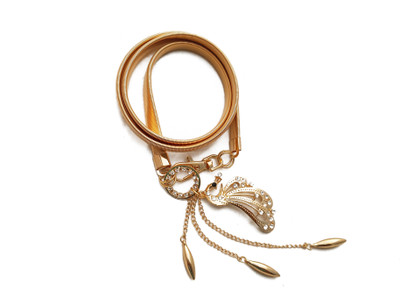 

Vritraz Women Casual Gold Metal Belt