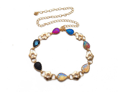 

Vritraz Women Casual Multicolor Metal Belt
