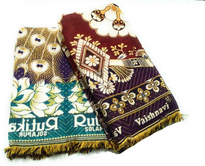 Cotton colors Self Design Single Top Sheet for  Mild Winter(Cotton, Multicolor)