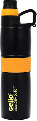 

Cello hot 700 Sipper(Pack of 1, Orange), Black