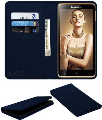 ACM Flip Cover for Lenovo Golden Warrior S8(Blue, Cases with Holder, Pack of: 1)
