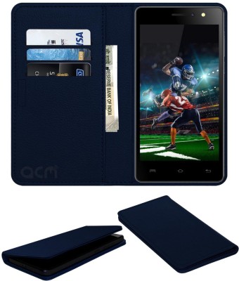 ACM Flip Cover for Xolo Era X(Blue, Cases with Holder, Pack of: 1)